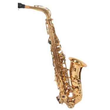 Imagem de saxofone sax alto Eb com acessórios e case - Moresky