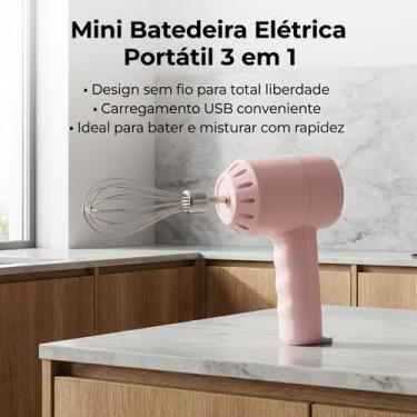 Imagem de Mini Batedeira Compacta para Uso Doméstico, Prática e Leve, Ideal para