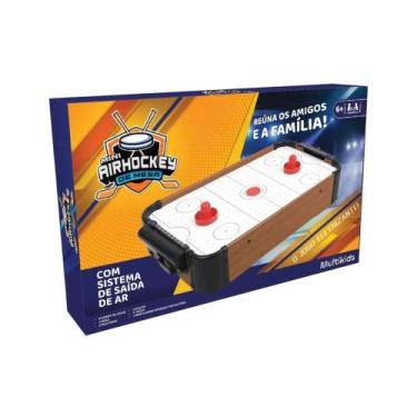 Imagem de Brinquedo Mini Air Hockey Recomendado p/ Crianças á Partir de 3 Anos M