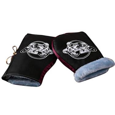 Imagem de Yajun Capas impermeáveis para guidão de motocicleta, luvas de poliuretano, impermeáveis, à prova de vento, 2 peças, roxas