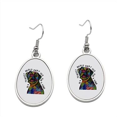 Imagem de Brinco Boxerb in Perfect World – Brincos pendentes para meninas – Presente de festa de aniversário dos namorados