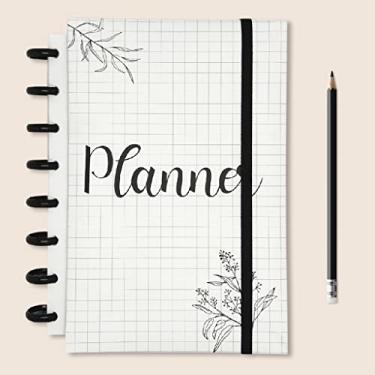 Imagem de Planner Criativo Colors Branco (com sistema de discos) Cor: Branco