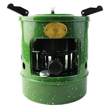Imagem de Aquecedor de querosene, aquecedor de fogão a querosene arte de ferro universal prático ao ar livre 12 pavios aquecedor elétrico leve e portátil para interior e exterior, acampamento e pesca