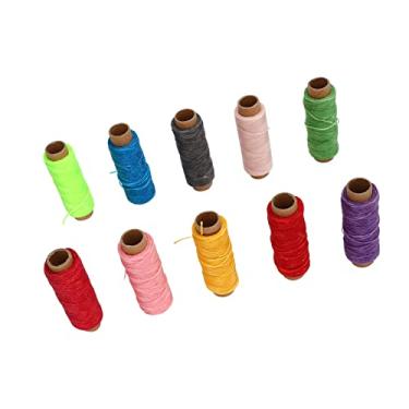 Imagem de Fio Encerado, Embalagem de 10 50 M 150D Poliéster Encerado Material para Encadernação