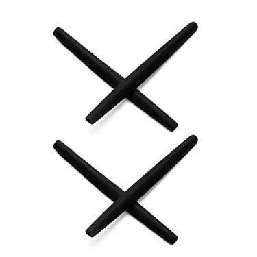 Imagem de Mryok — Meias de substituição para óculos de sol Oakley X Metal Penny – Opções, Black & Black, One Size