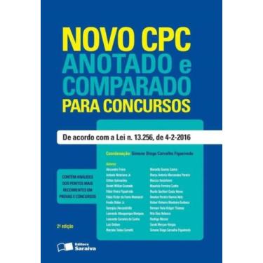 Imagem de Novo Cpc Anotado E Comparado Para Concursos - 2ª Edição De 2016 + Marc