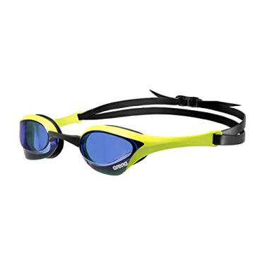 Imagem de ARENA Óculos de natação unissex Cobra Ultra Swipe Racing para homens e mulheres, tecnologia antiembaçamento, lentes de policarbonato não espelhadas, azul royal/limão cibernético