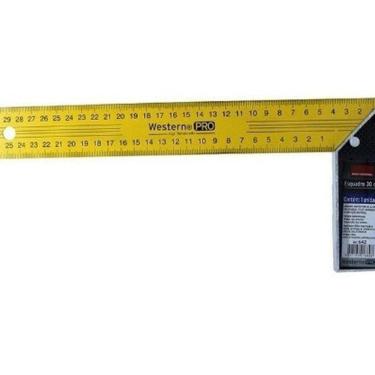 Imagem de Transferidor Esquadro Régua Profissional 12 Polegadas 30cm