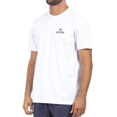 Imagem de Camiseta Rip Curl New Brand Icon Sm24 Masculina Branco