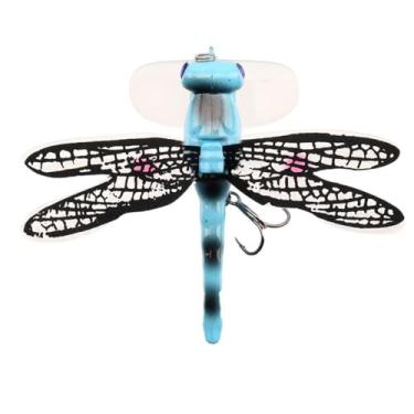 Imagem de East Rain Bolas flutuantes de chocalho libélula isca para pesca (6 opções de cores, 7,5 cm/2,95 pol. 6,2 g/0,22 oz.)