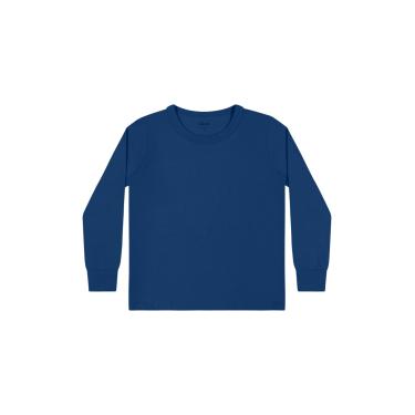 Imagem de Infantil - Camiseta em Meia Malha Penteada Azul Elian 1 Azul  menino