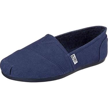 Imagem de Skechers Women's BOBS Plush Peace and Love,Navy/Navy,US 9 W