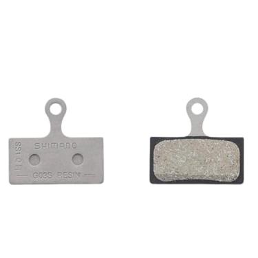 Imagem de SHIMANO G05S-RX Disc Brake Pad and Spring - Resin Compound, Stainless Steel Back Plate, One Pair