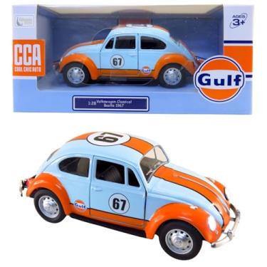 Imagem de Volkswagen Classical Beetle Fusca 1967 Gulf - Som e Luz - 1/28 - CCA