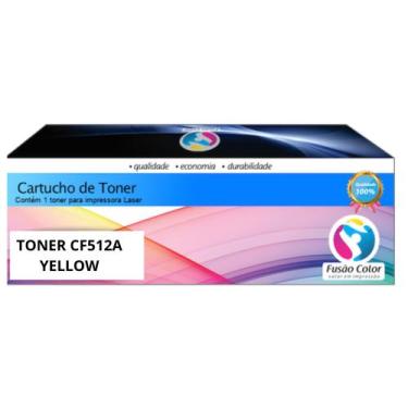 Imagem de Toner cf512a cf532a amarelo  m154 m180 m181 154a 154nw 180n 180nw 181f