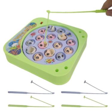 Imagem de Jogo Pega Peixe Infantil Criança Brinquedo Pesca Pescaria Criança Fami