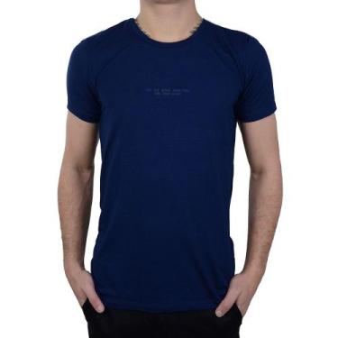 Imagem de Camiseta Masculina MC Olho Fatal Marinho - 401280, M, Azul