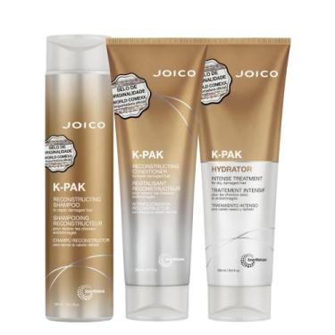 Imagem de Kit Triplo Joico K-PAK Smart Release (Shampoo, Condicionador e Máscara