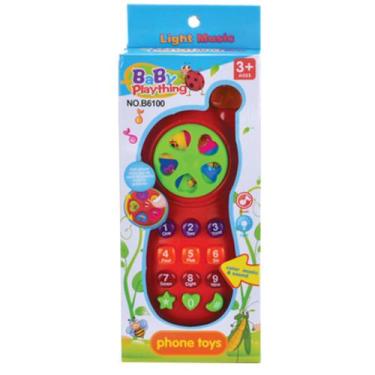Imagem de Telefone Musical de Brinquedo Infantil para Bebe com Luz e Som - Pica 