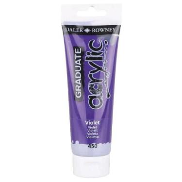Imagem de Tinta Acrílica Graduate 120ml Violeta 450 Daler Rowney - DALER & ROWNE