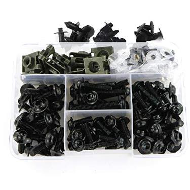 Imagem de Xitomer Kits de parafusos de carenagem de motocicleta universais adequados para GSXR600 750 1000 GSX1300R, CBR600RR 1000RR, YZF R3 / R6 / R1, NINJA 300/ 650R, ZX-6R/ ZX-10R/ZX-14