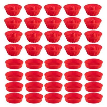 Imagem de Jogo Forma Silicone Espiral + Forma Redonda Sortida - 40Un - QUALITY H