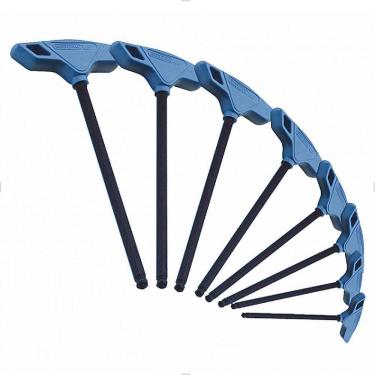 Imagem de Jogo de Chaves Hexagonais Abauladas 2 a 10mm 8pçs 012585 Gedore