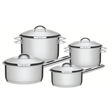 Imagem de Jogo de Panelas Aço Inox Solar 4 Peças Tramontina