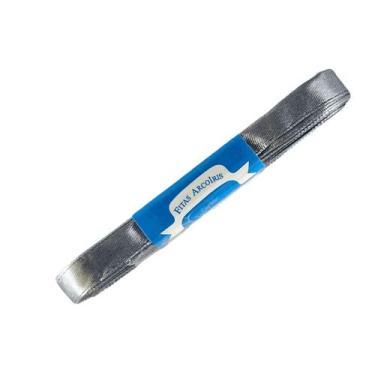 Imagem de Fita de Cetim Trader 11mm N2 com 10 Metros, COR 03 CINZA MEDIO, 10 Met