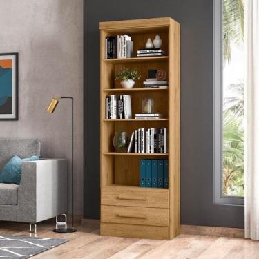 Imagem de Estante para Livros 5 Prateleiras 2 Gavetas - Qmovi