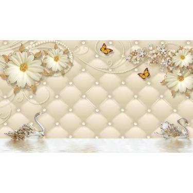 Imagem de Adesivo Cabeceira de Cama Capitonê Rolo Papel de Parede Autocolante  1