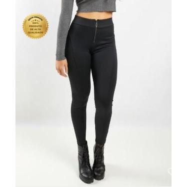 Imagem de Calça Legging Montaria Cintura Alta Zero Transparecia - Essencial Malh