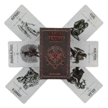 Imagem de Versão Em Inglês Arcanum Cartas De Tarô Oculto Bruxas Diversão Adivinh