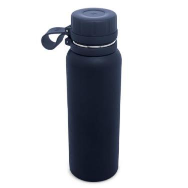 Imagem de Garrafa Térmica de Aço Inox Explorer 650ml - Lyor - Rojemac, Azul