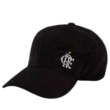 Imagem de Boné Flamengo Bordado CRF  - Super Cap, Preto, Único