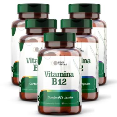 Imagem de Vitamina B12-500mg com 60 cáps - 5 potes