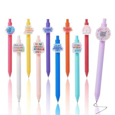 Imagem de FOFOWHAT 10 peças, presentes de agradecimento de assistente social, canetas esferográficas, presente de formatura, presente a granel para colegas de trabalho em casa de repouso