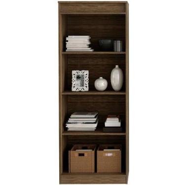 Imagem de Estante Armário Alta Livreiro Multiuso Office 4 Prateleiras - Tecnomob