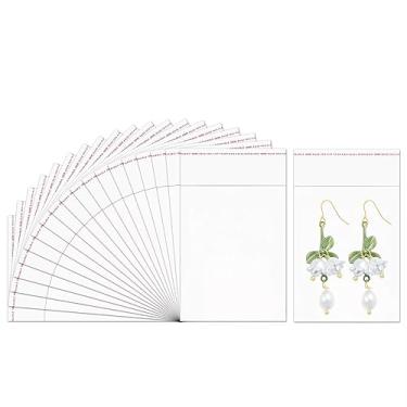 Imagem de Doutop Sacos transparentes para violoncelo, 3 x 4, 200 peças, sacos de celofane autovedantes, OPP, sacos de plástico poli para joias, brincos, doces, velas de padaria, sabonete, biscoito (9 tamanhos