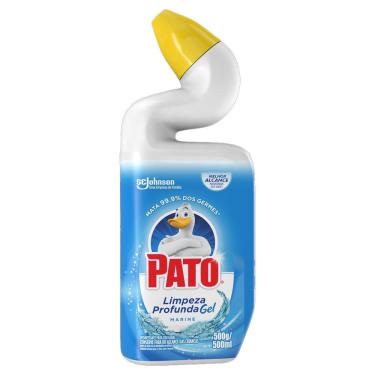 Imagem de Desinfetante Gel Uso Geral Marine Pato Limpeza Profunda Squeeze 500ml