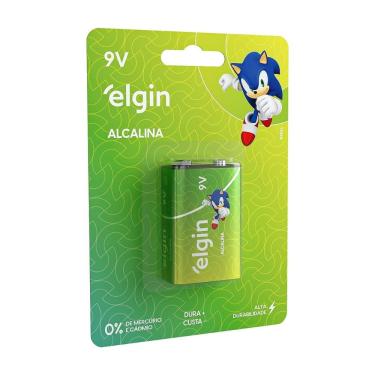 Imagem de Bateria Alcalina 9v - Elgin