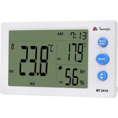 Imagem de Relogio Termo Higrometro Mt241a Minipa