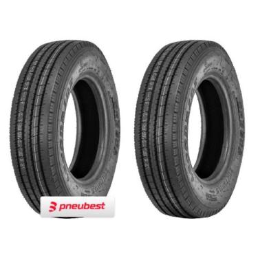 Imagem de Kit 2 Pneus 215/75R17.5 Liso 16 Lonas 135/133J CR960A Goodride