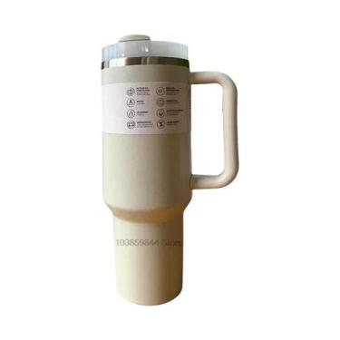 Imagem de Garrafa Térmica De Aço Inoxidável De Grande Capacidade (1,18L) Com Tam
