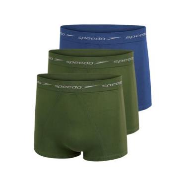 Imagem de Kit com 3 Cuecas Sunga Speedo 4283 Colorido, Azul, 1XG