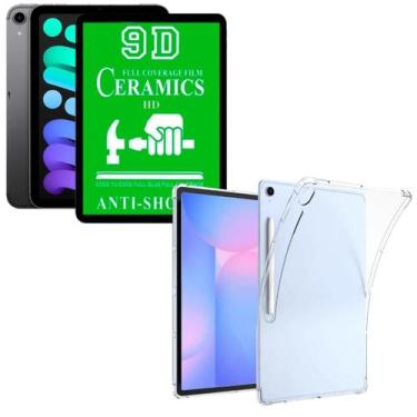Imagem de Capa + Película De Cerâmica 9D Para Galaxy Tab S10 Fe - Armyshield
