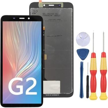 Imagem de SiuVorZhi Tela LCD compatível com Oukitel G2 Display LCD Touch Screen Assembléia peças de reposição com ferramentas.