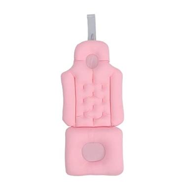 Imagem de Yctze Almofada de Banheira Com Apoio de Cabeça Respirável Suave e Suporte para Trás - Almofada Confortável de Travesseiro de Banho para Relaxamento e Uso de Spa (Rosa)