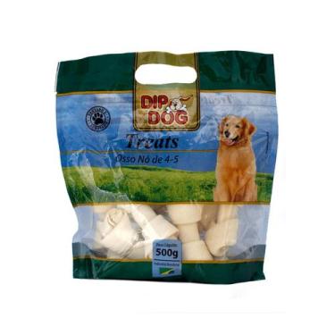 Imagem de Petisco para Cães Osso Dip Dog Tamanho 4 com 500 Gramas