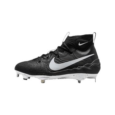 Imagem de Nike Chuteira de beisebol masculina Alpha Huarache NXT DJ6517-010 preto/cinza escuro fumê cinza claro/branco, tamanho 42, Preto/cinza escuro fumê e branco, 13
